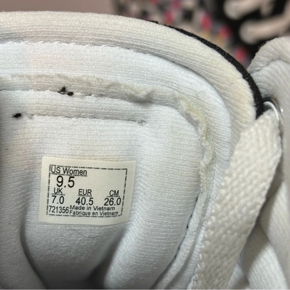 VANS “Filmore Hi” Butterfly Checkerboard High Top Shoes Women’s Sneakers Sz 9.5 - Picture 8 of 9